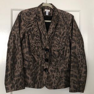 Chico’s Leopard Blazer - Size 1